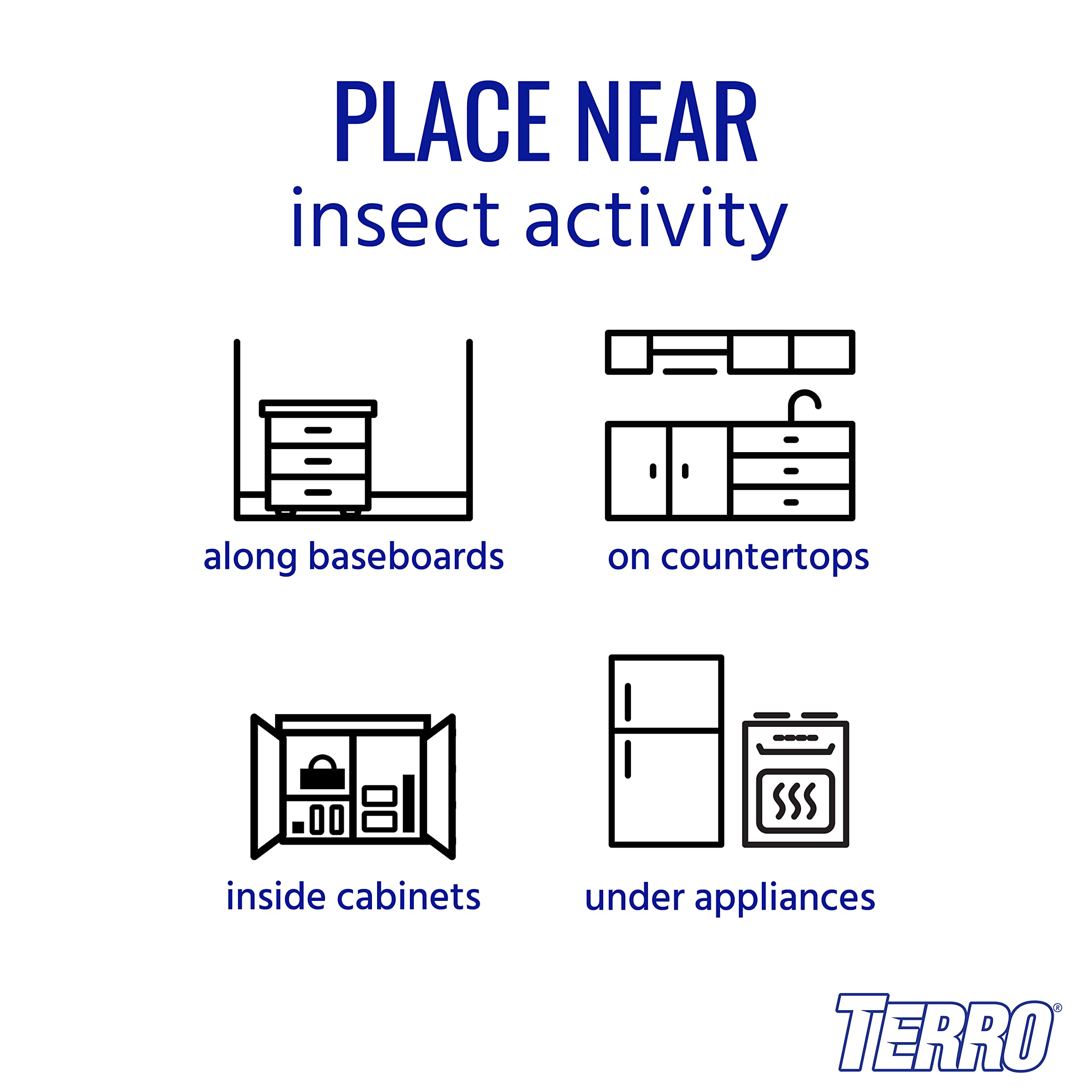 Terro baseboards placement image demonstrates versatile positioning along walls.