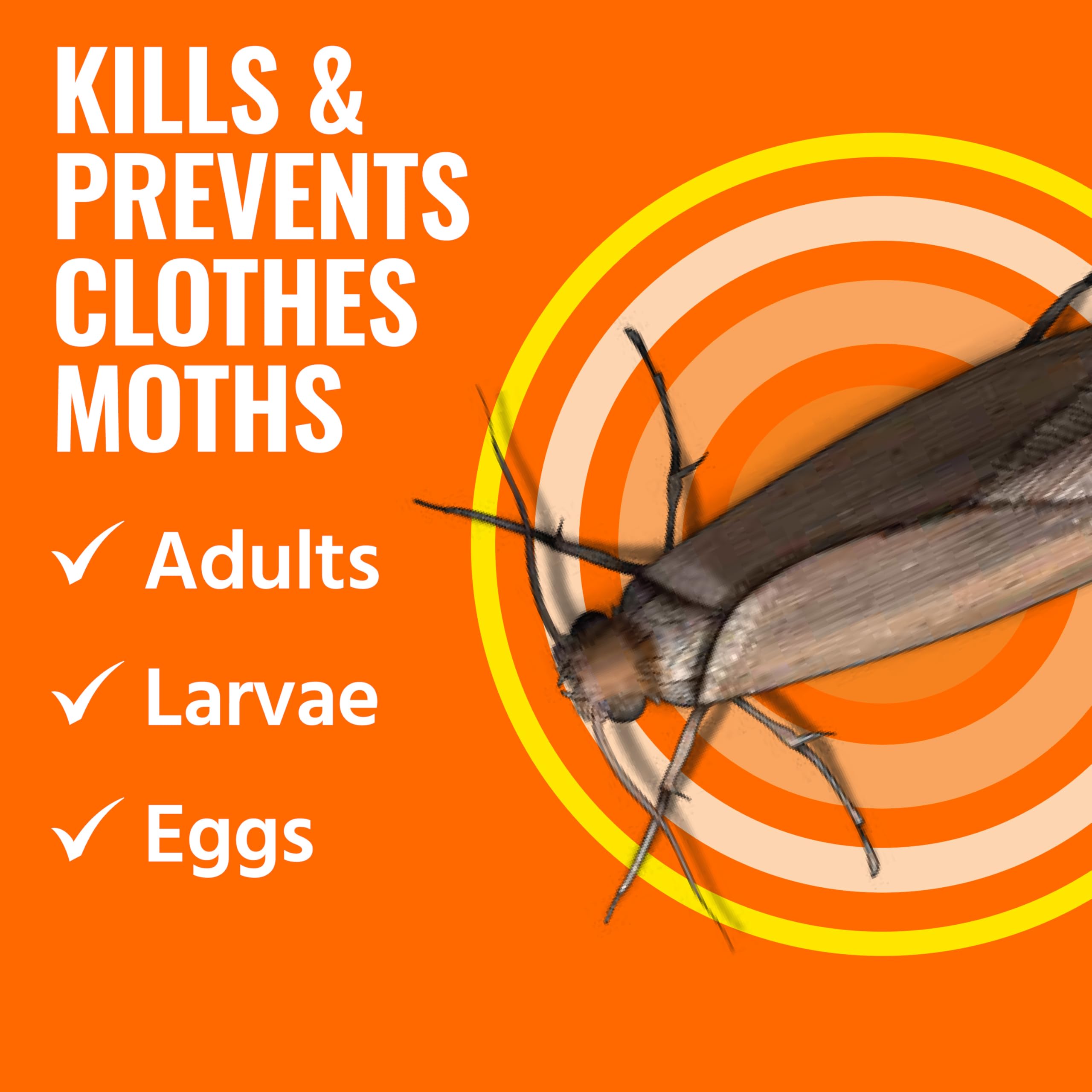 TERRO Clothes Moth Killer fits closet setups for versatile placement