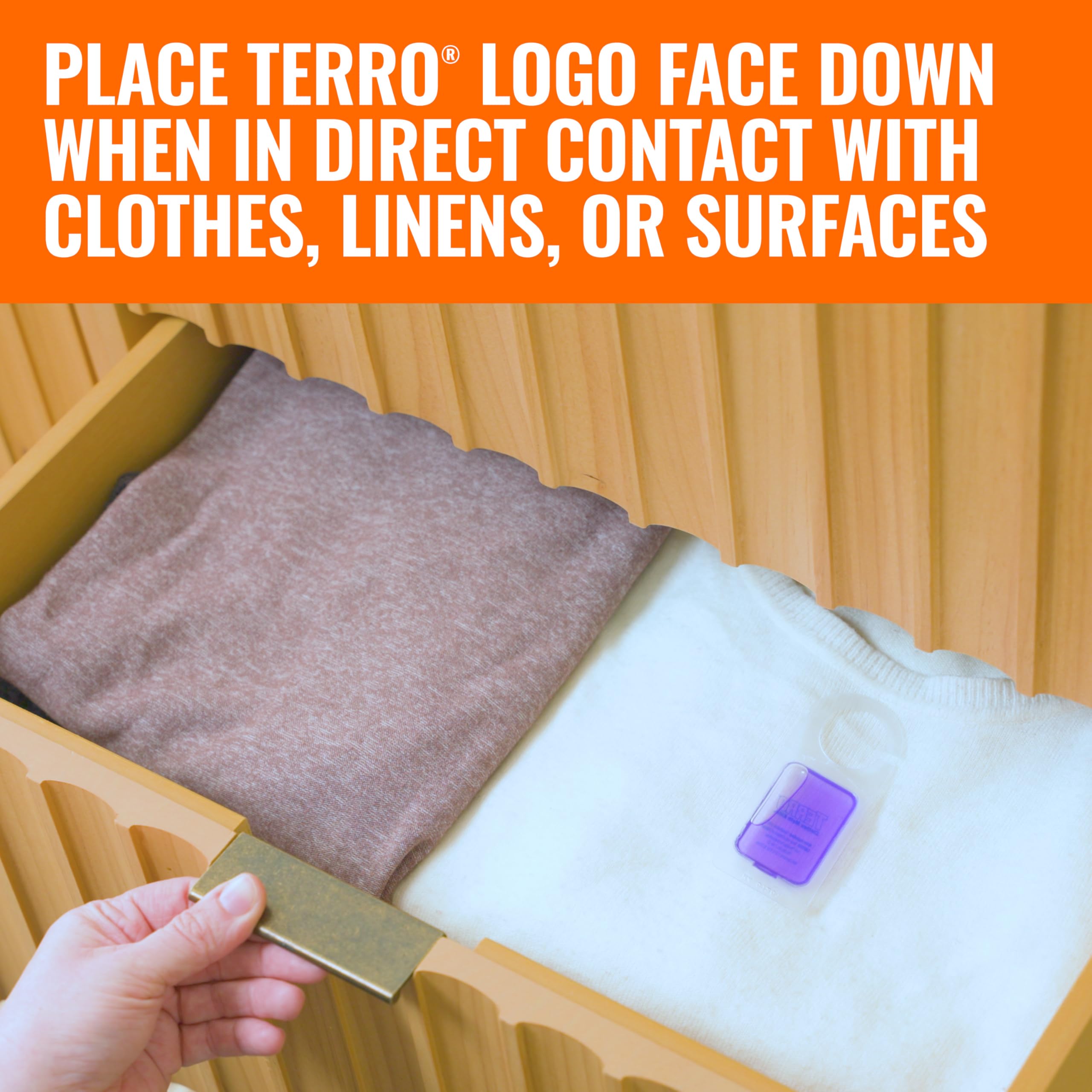 TERRO Clothes Moth Killer ideal for storage drawers and trunks