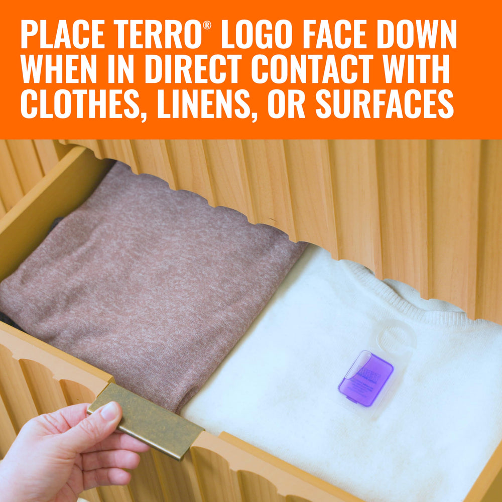 TERRO Clothes Moth Killer ideal for storage drawers and trunks