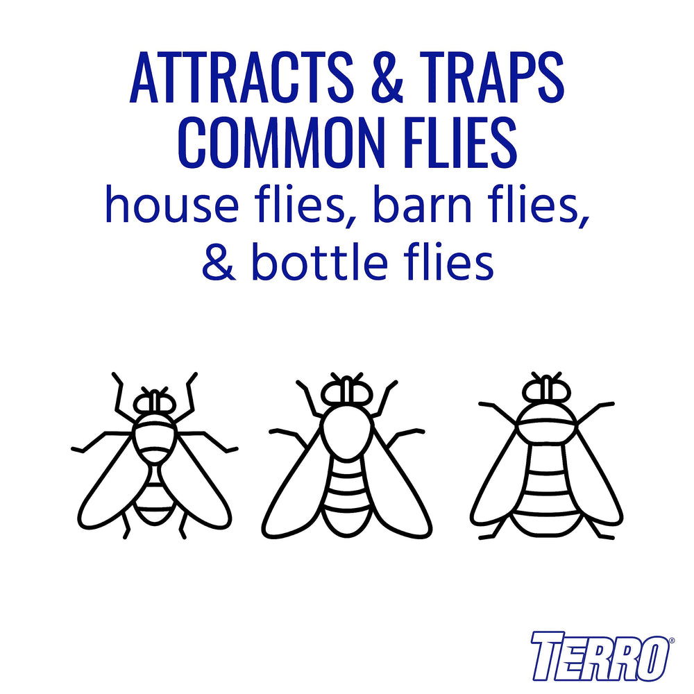TERRO Fly Magnet Trap refill water setup for patios