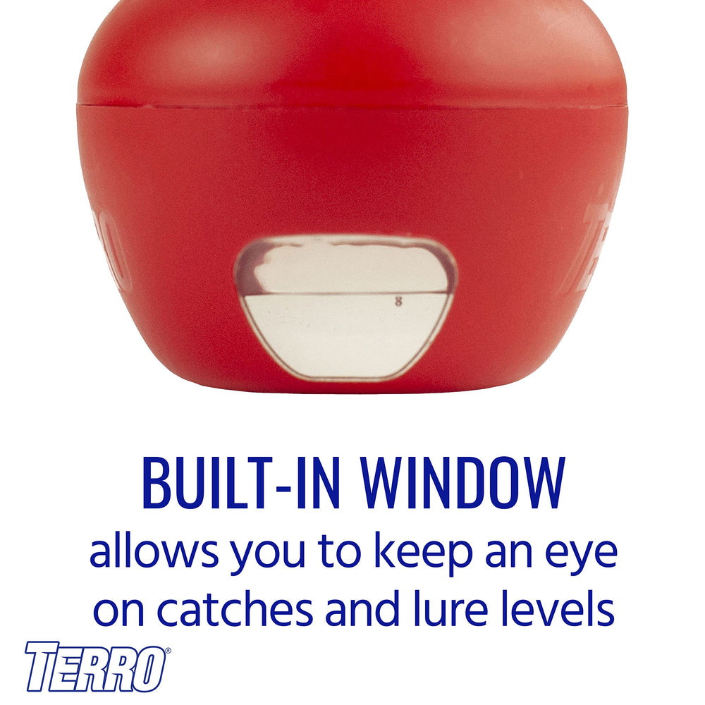 Terro trap side view shows compact, discreet footprint.
