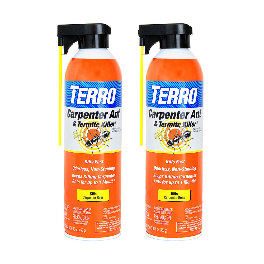 TERRO ready-to-use aerosol spray bottle for quick pest control
