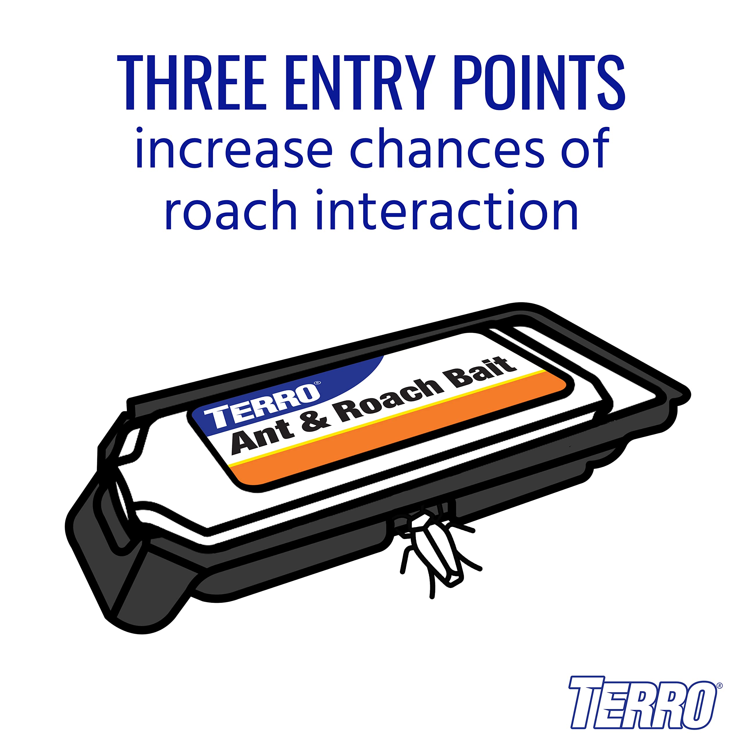 Terro ready-to-use bait stations ready for quick setup.