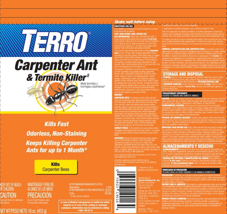 TERRO residual control lasts up to one month after application