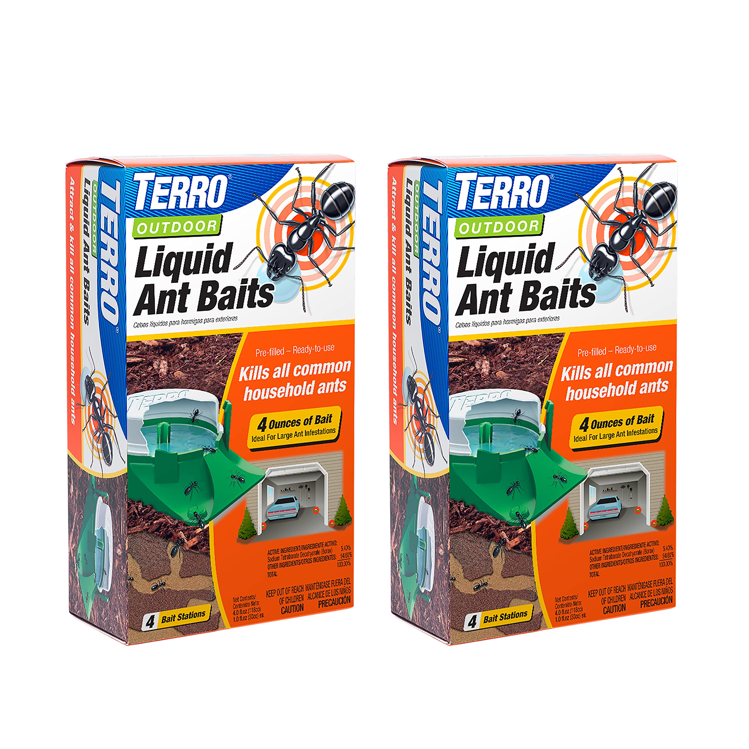TERRO T1804SR outdoor liquid ant bait station targeting outdoor ant activity