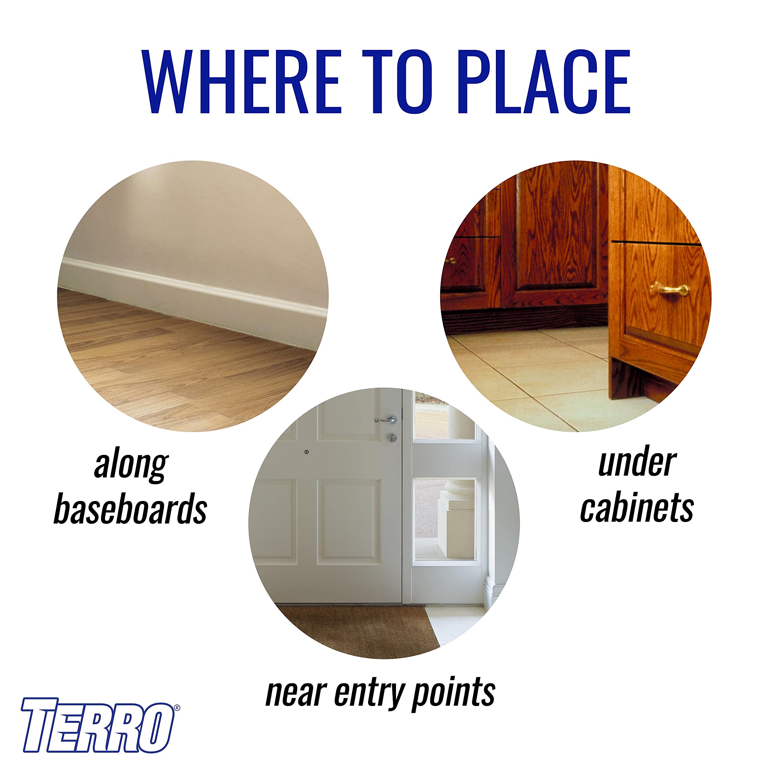 Terro T200-3SR 3-pack box front highlighting value and home solution.