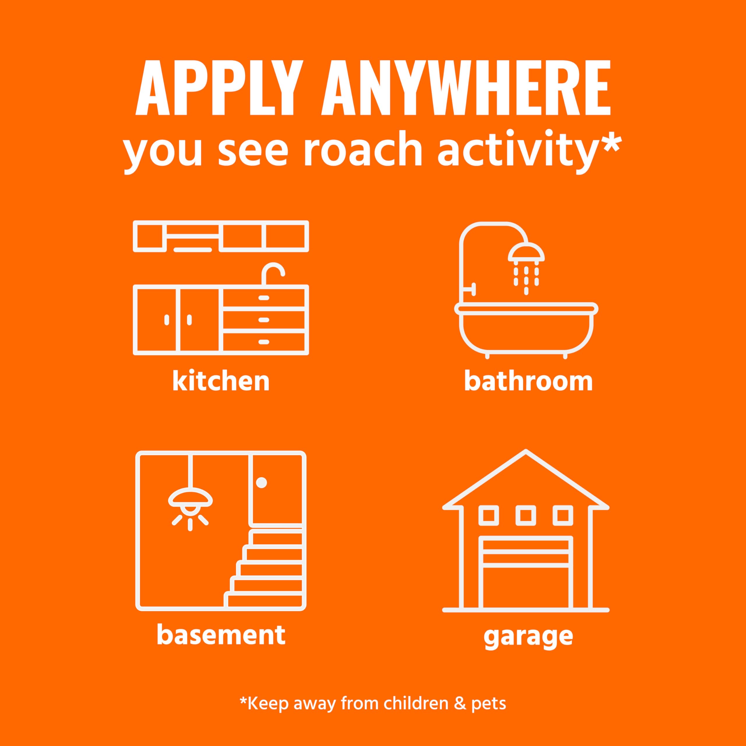 TERRO T502 bathroom use demonstrates targeted roach control