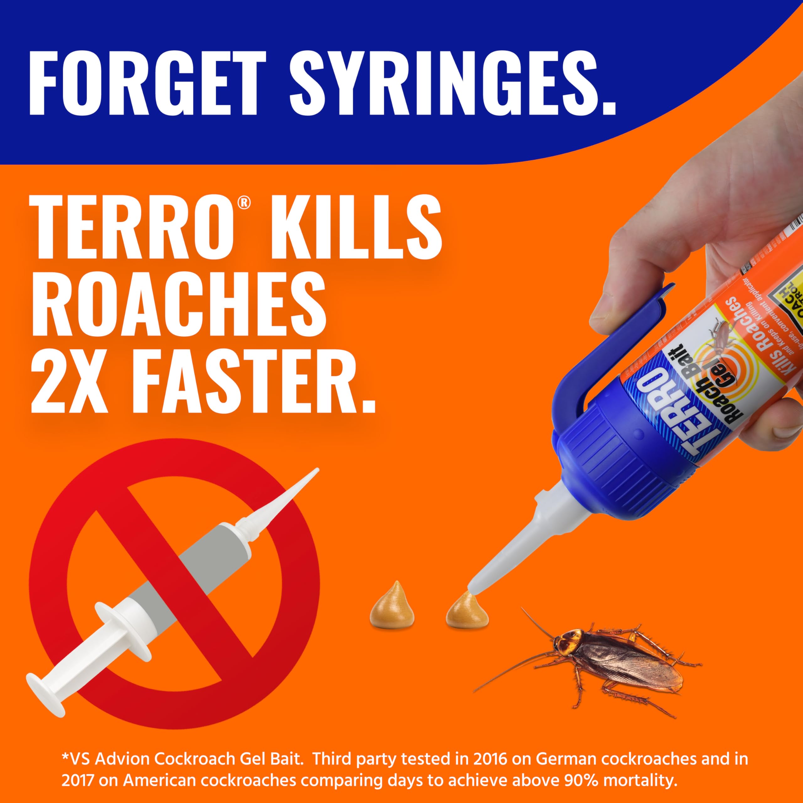 TERRO T502 one-hand application demonstrates simple bait placement
