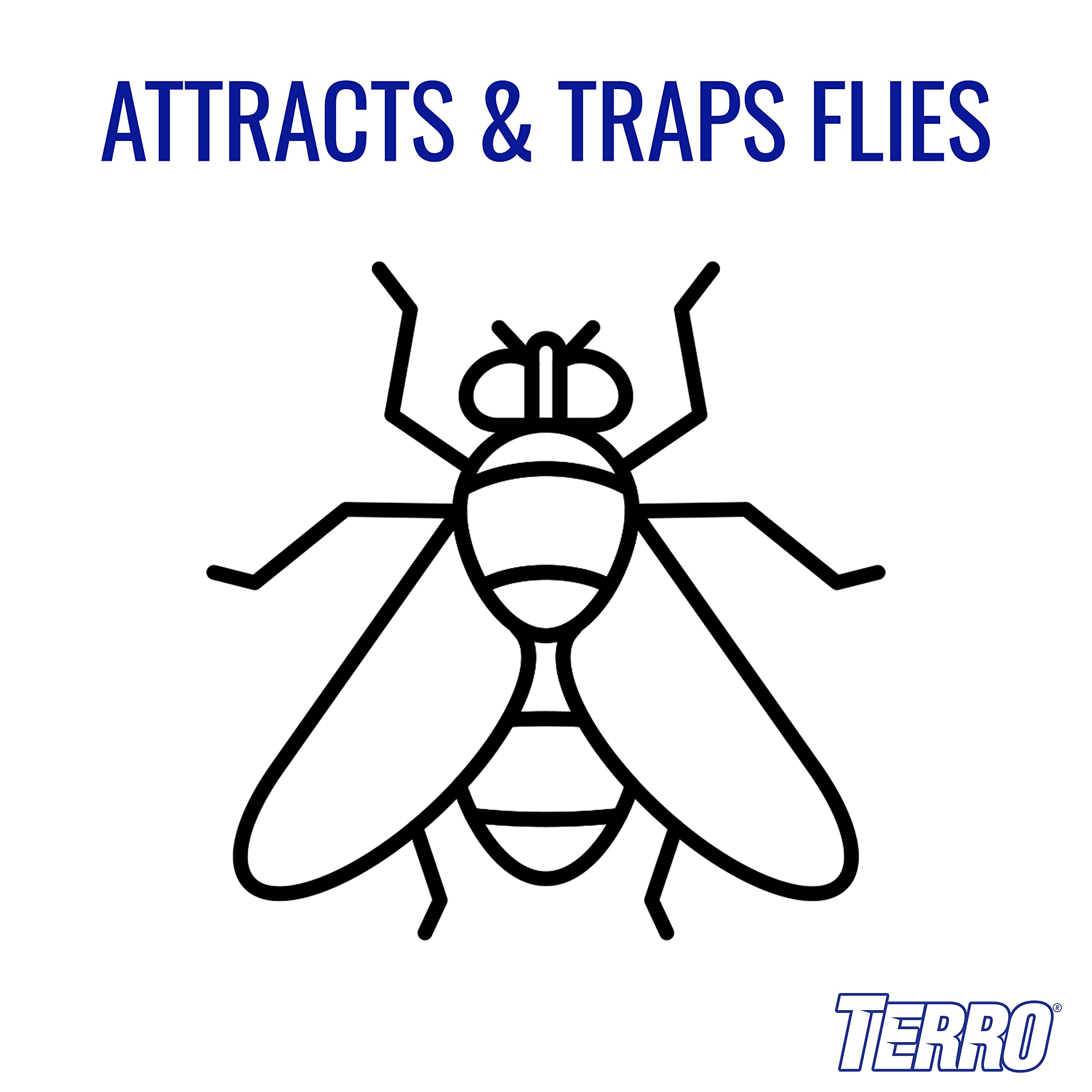 TERRO T518 fly ribbon indoors hanging setup for easy use.