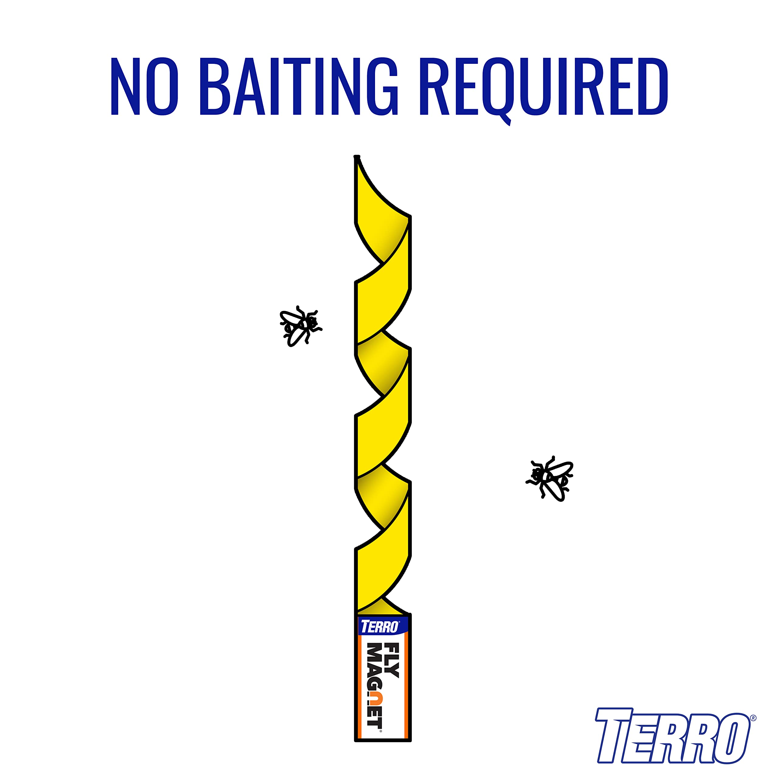 TERRO indoor fly trap designed for convenient disposal.
