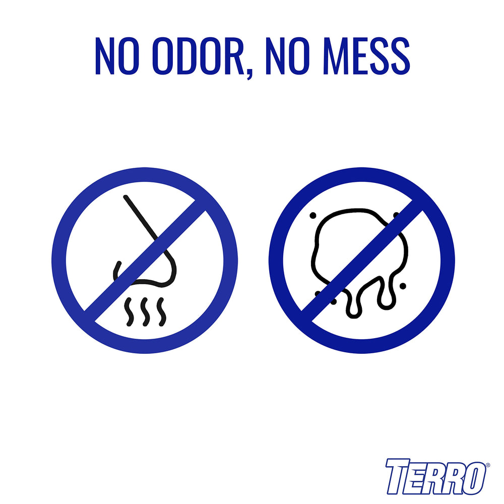 TERRO sticky fly paper eight-pack ready for multiple rooms.