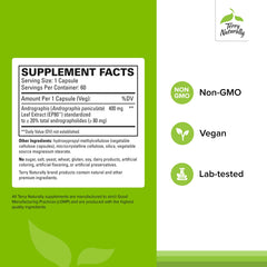 Andrographis EP80 capsules ready for daily joint comfort and energy support.