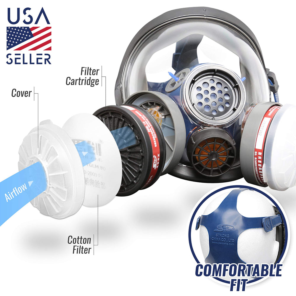 Tesoro Moda full-face respirator silicone seal for comfortable fit