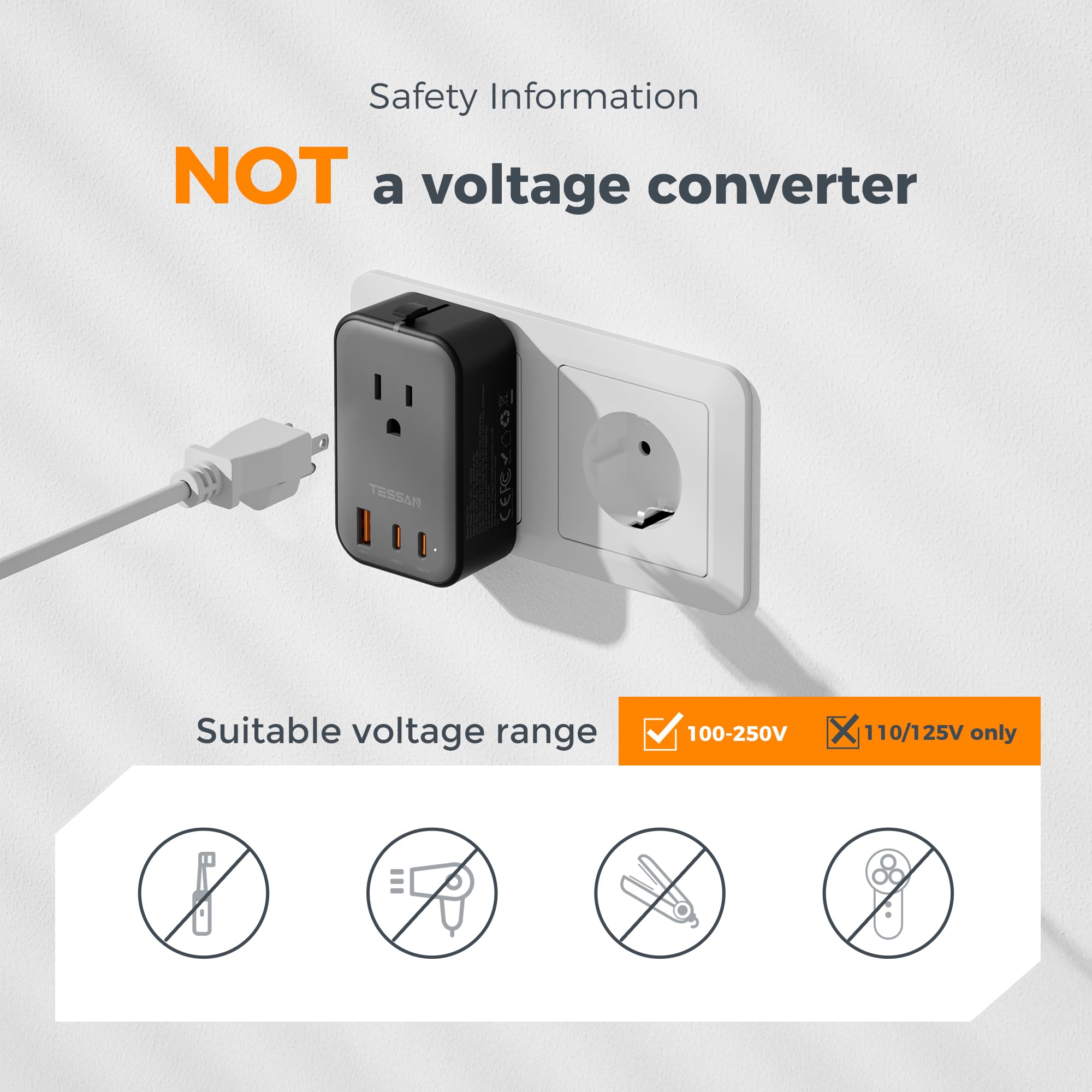 TESSAN ideal for cruise ships, hotels, and on-the-road charging.