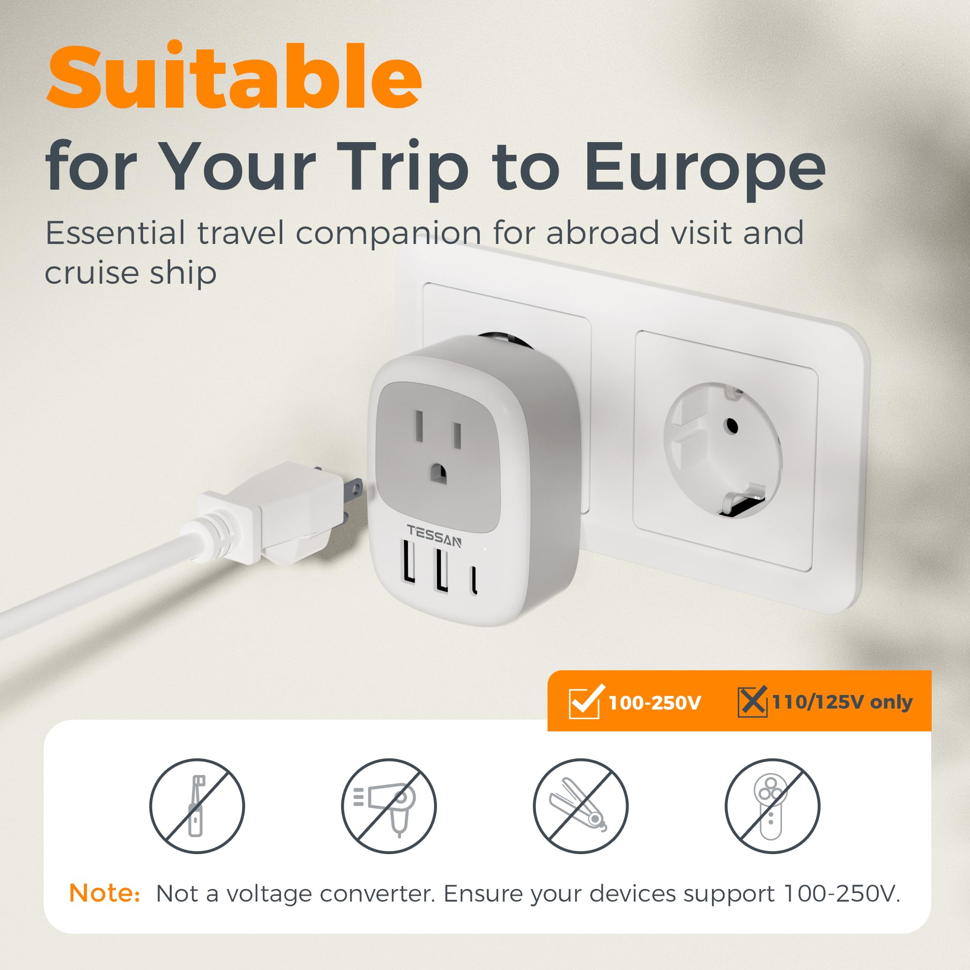 TESSAN Europe compatibility map highlights broad country support.