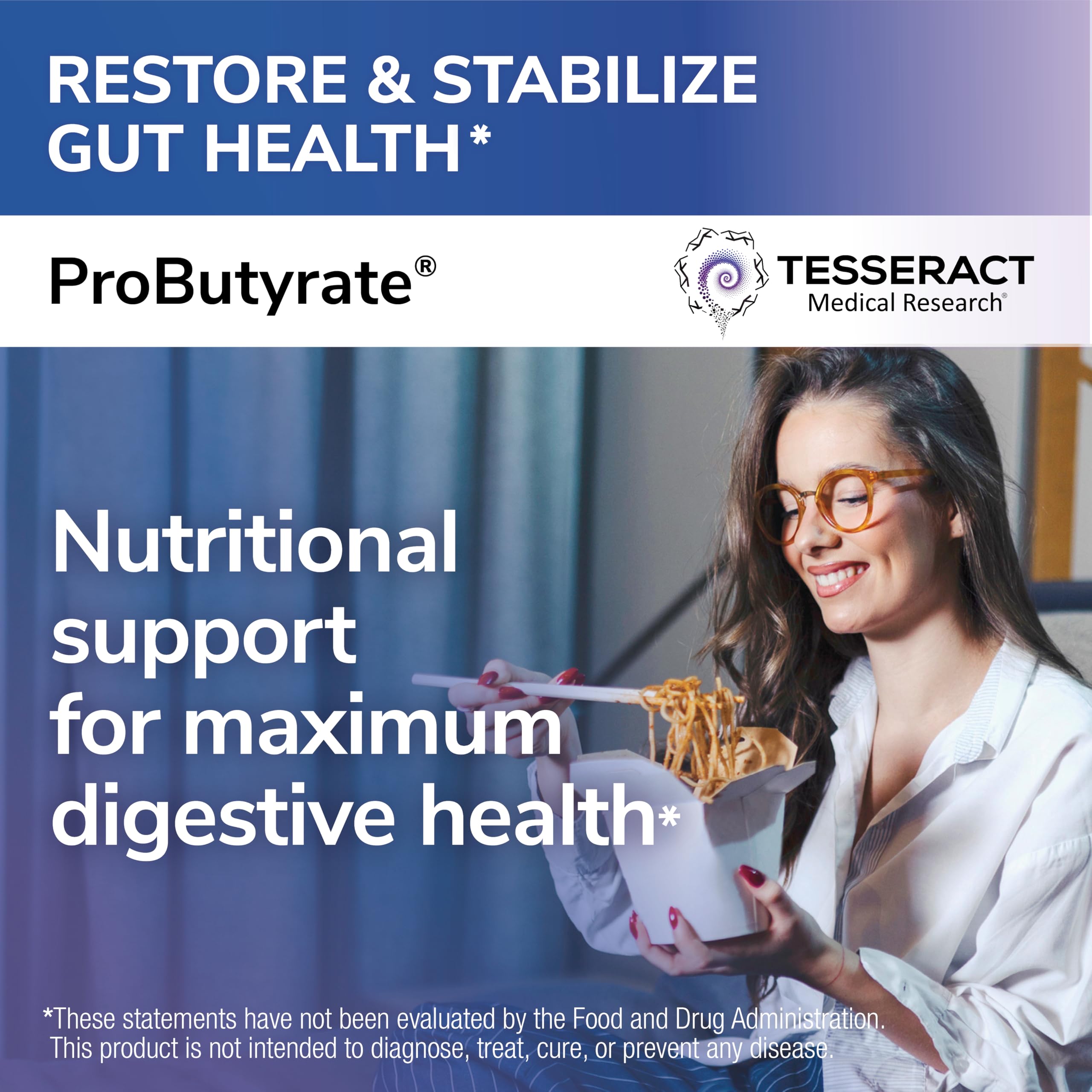 ProButyrate capsules close up showing convenient daily dose