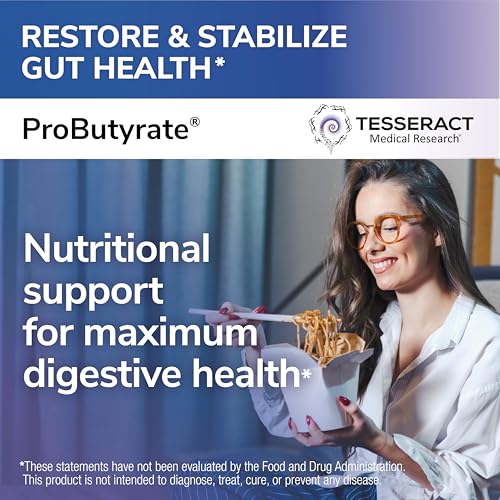 Tesseract ProButyrate contents visualization hints at the 600 mg per serving