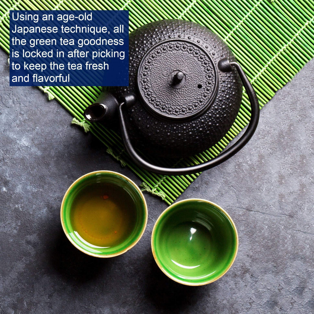 Tetley black-green tea bags blend for versatile hot or iced tea.