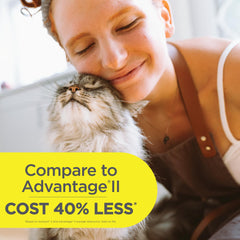 TevraPet Actispot II six-doses pack for cat flea control.