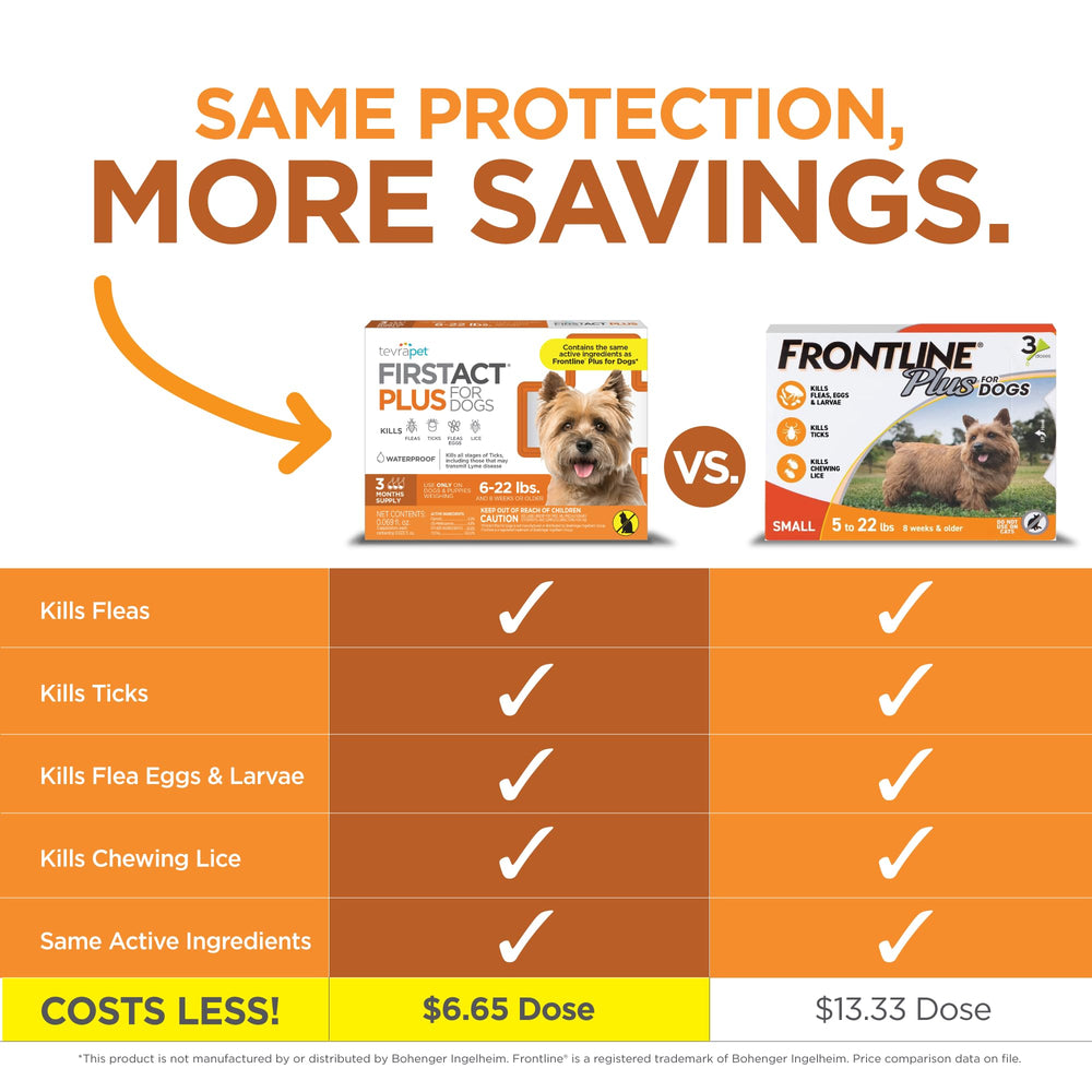 Waterproof formula on a dog's fur supports protection after baths