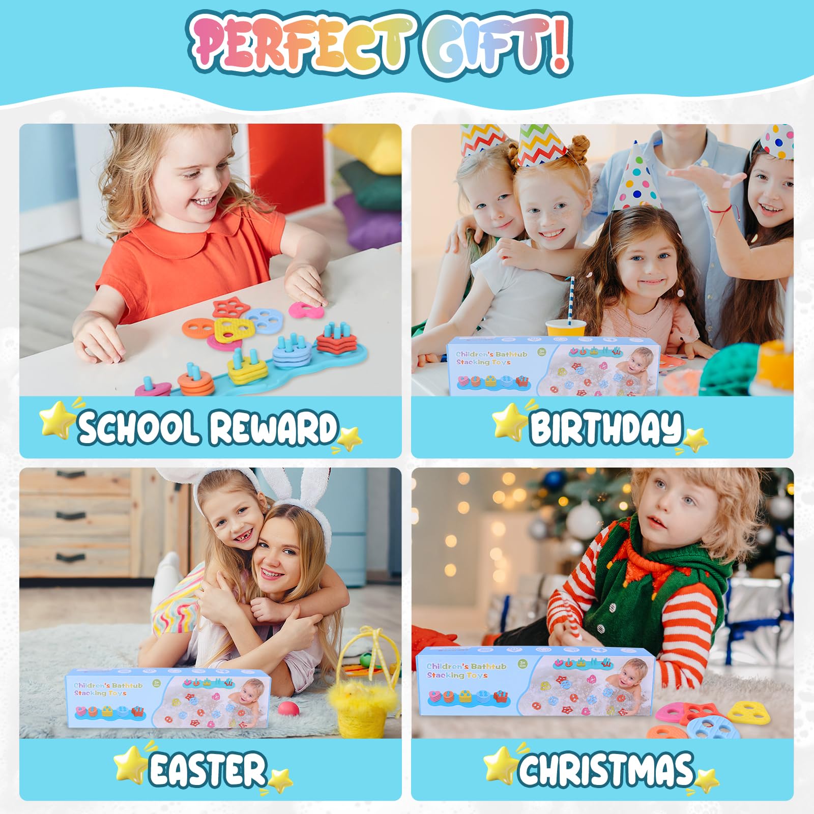 Texviko soft textures and rounded edges ensure gentle handling by tiny fingers.