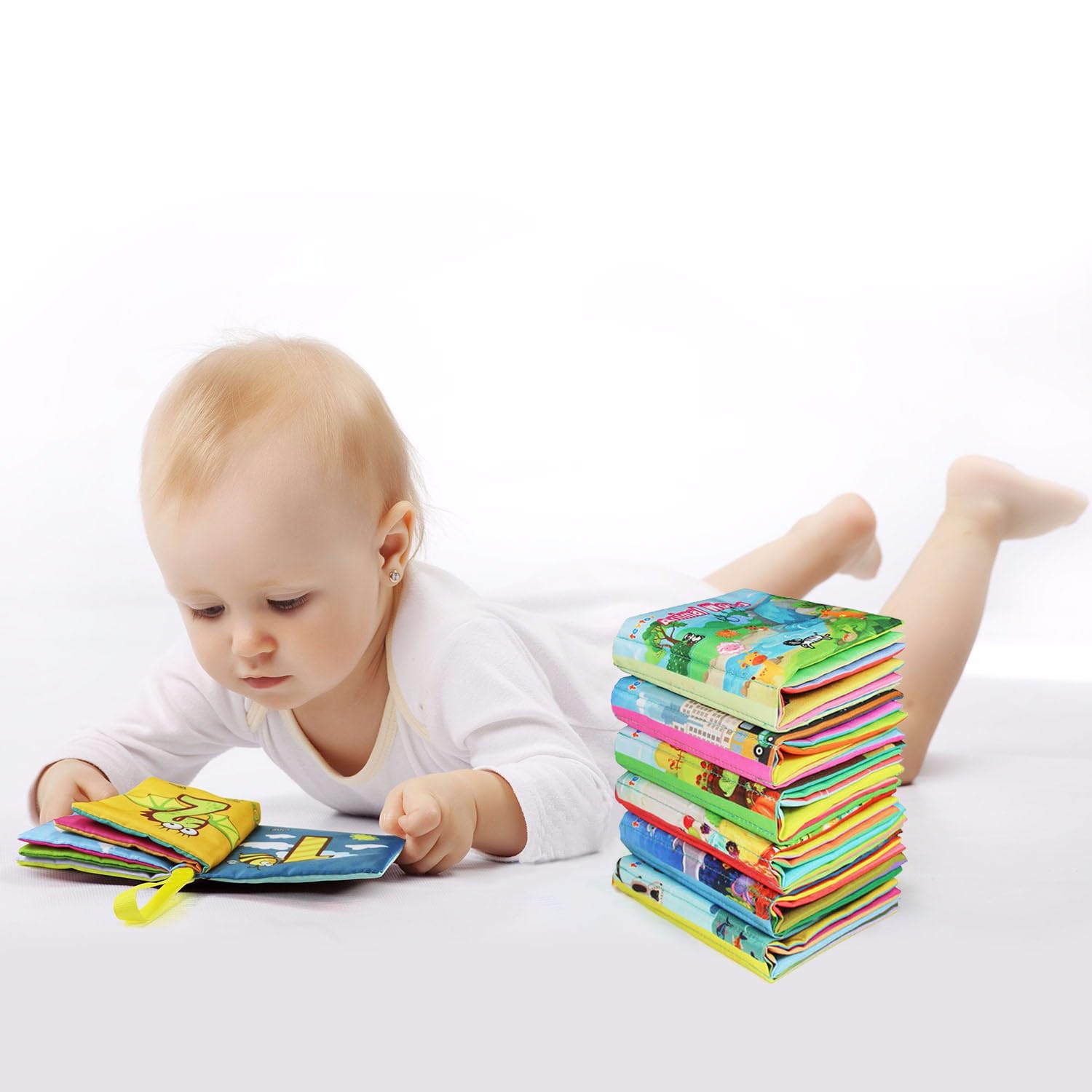 Teytoy My First Soft Book is washable and features strong stitching.