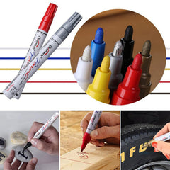 TFIVE markers showing glass and ceramic project applications for decor.