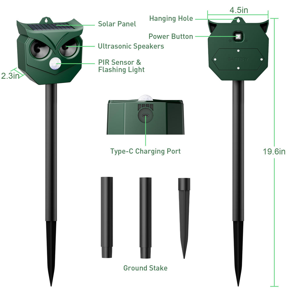 TFKK PIR detection covers up to 35 feet for proactive guarding.
