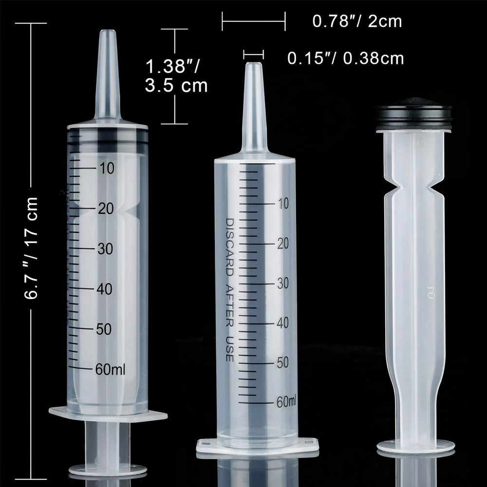 Versatile TFVBC 60ml syringe supports DIY liquid tasks.