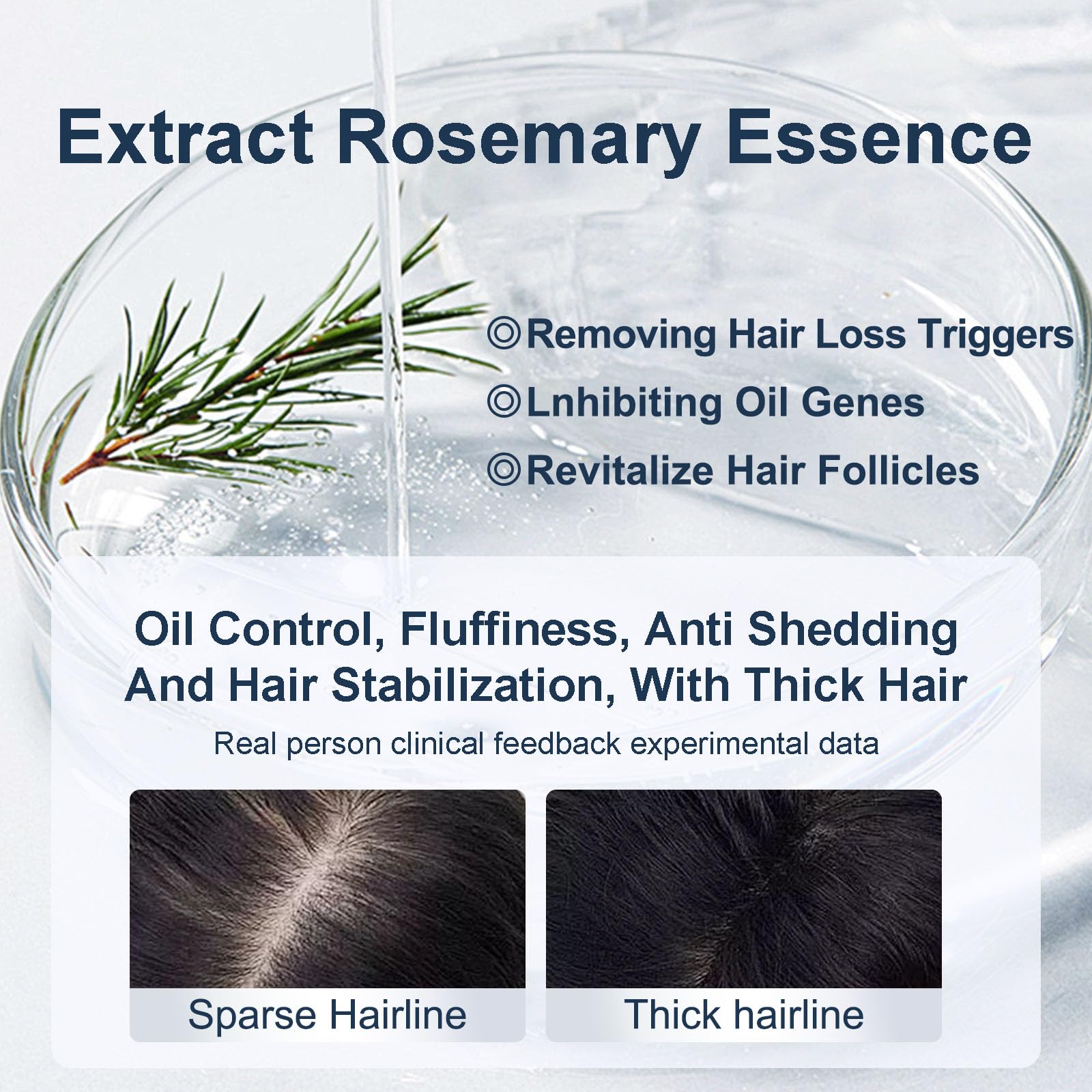 Tgideas Hair-growth shampoo application shows easy daily use for scalp nourishment.