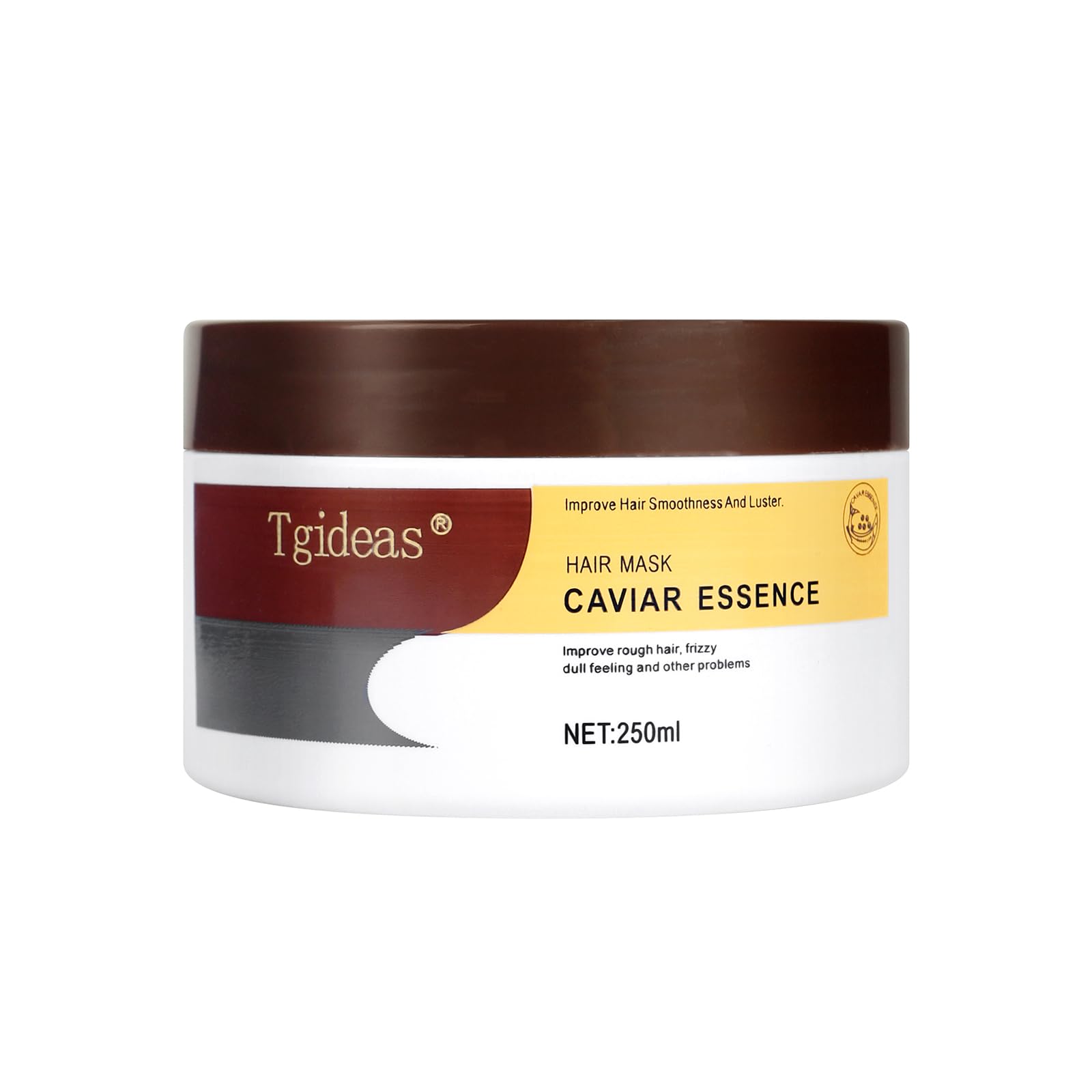 Tgideas Hydrating Collagen Hair Mask jar closeup showing creamy texture for deep conditioning