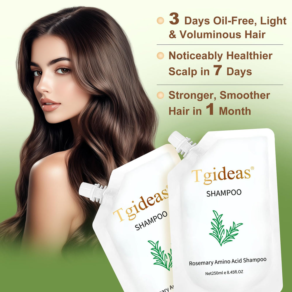 Tgideas Rosemary Biotin Shampoo two-piece packaging offers value and convenience.