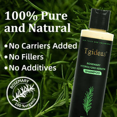 Tgideas Rosemary Biotin Shampoo pump enables easy, mess-free daily routine.