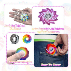 TGIQROVE mini gyro spinning design, easy one-hand use for kids