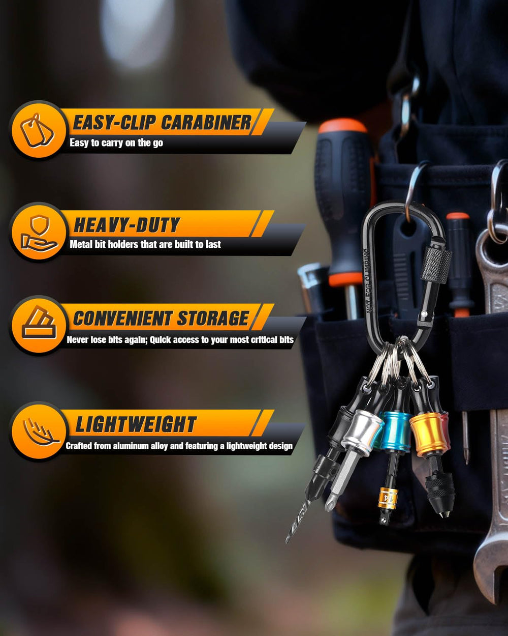 TGSKMZN durable aluminum construction keeps weight low and rust-resistant.