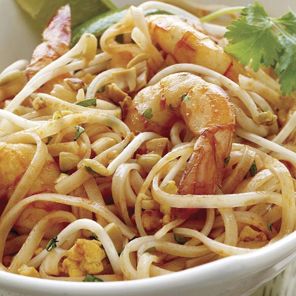 Thai Kitchen rice noodles ready to soak up sauces in stir fries.
