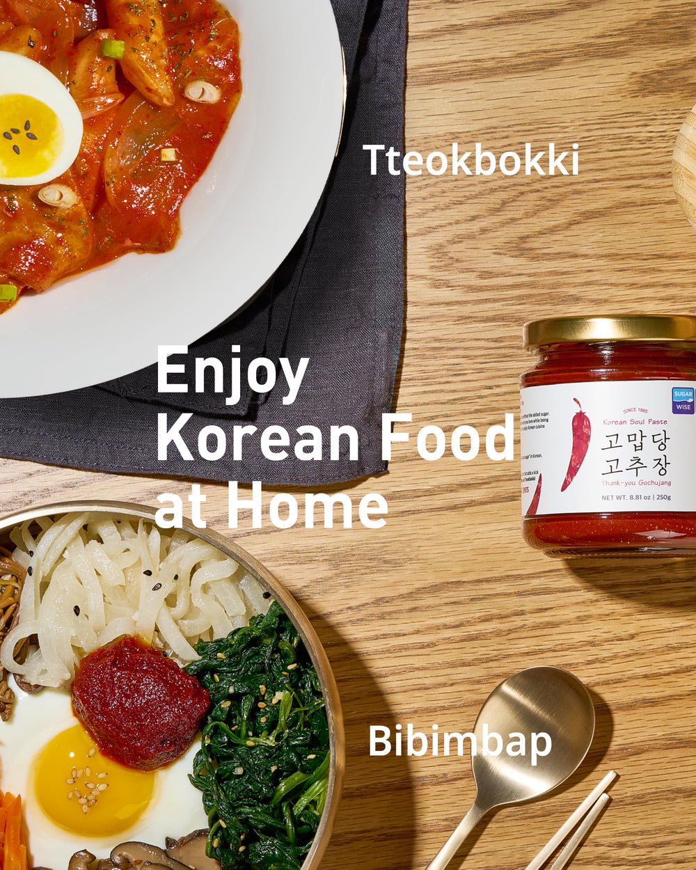 Thank-You Gochujang sugar-free nutrition panel for informed choices