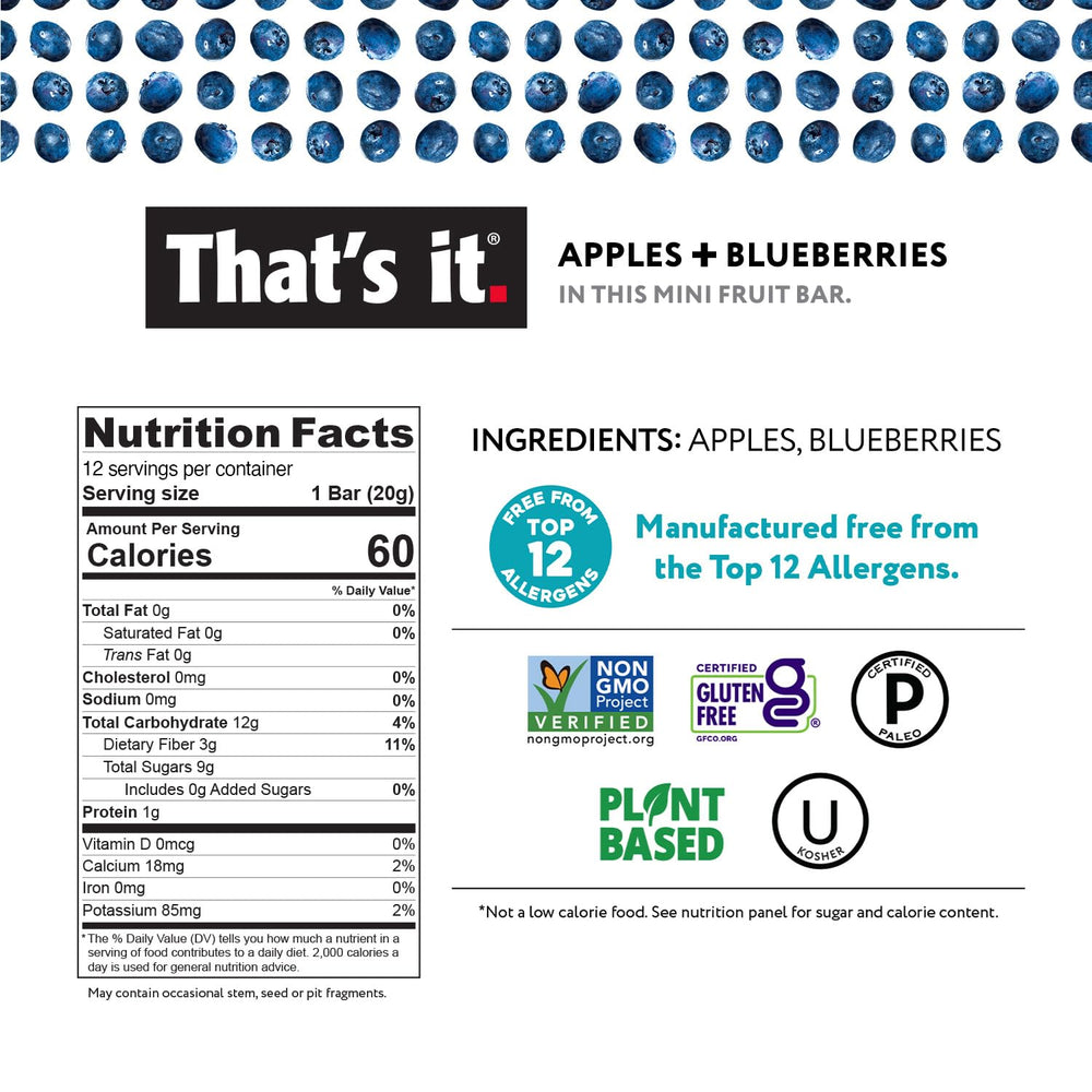 That's it apple-blueberry-fruit-bar delicious on-the-go flavor.