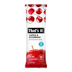 That's it Apple Cherry Bar unwrapped for on-the-go healthy snacking.