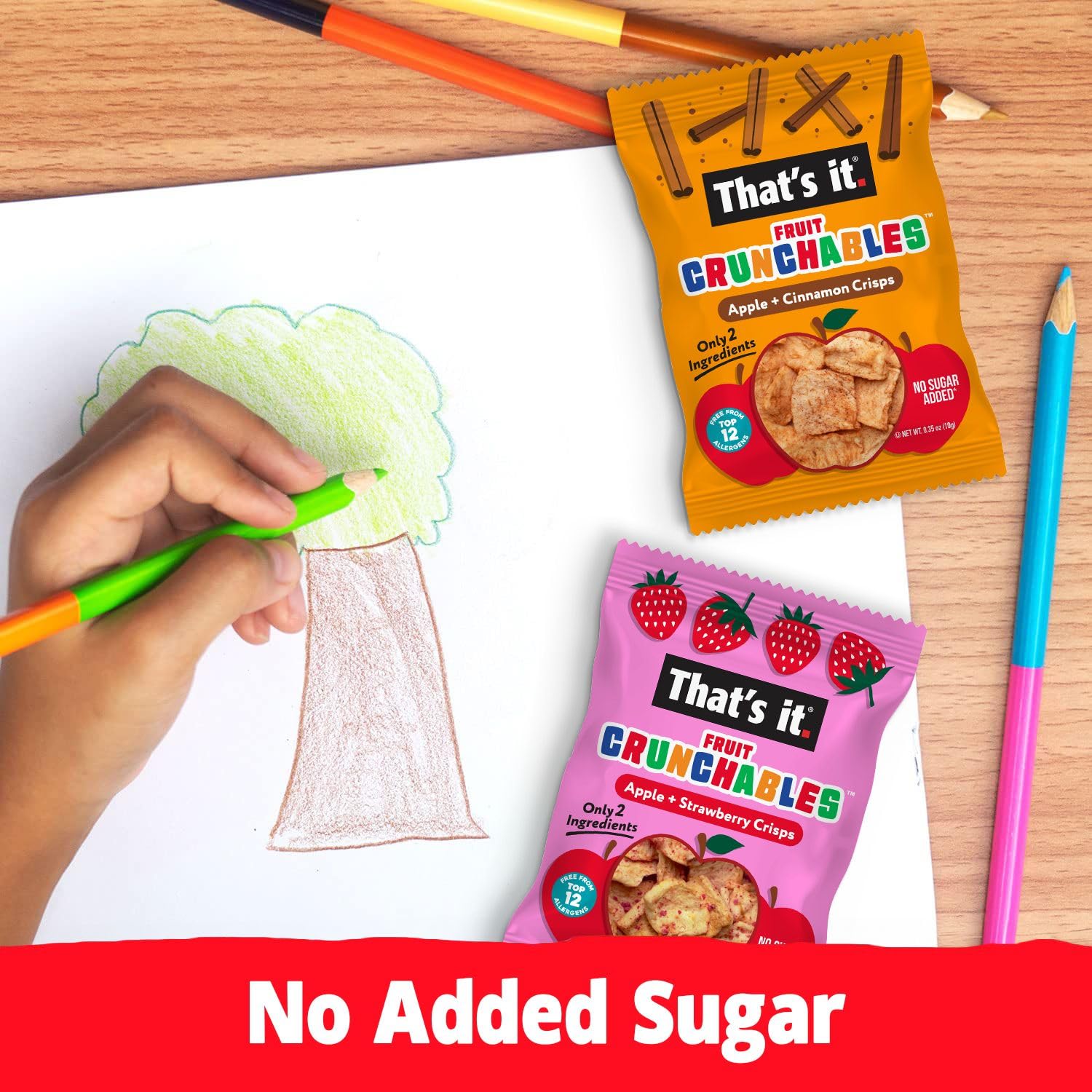 That’s it Fruit Crunchables allergen-free seal communicates safe school snacking