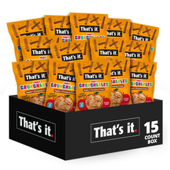 That’s it Fruit Crunchables Apple Cinnamon pouch for on-the-go snacking