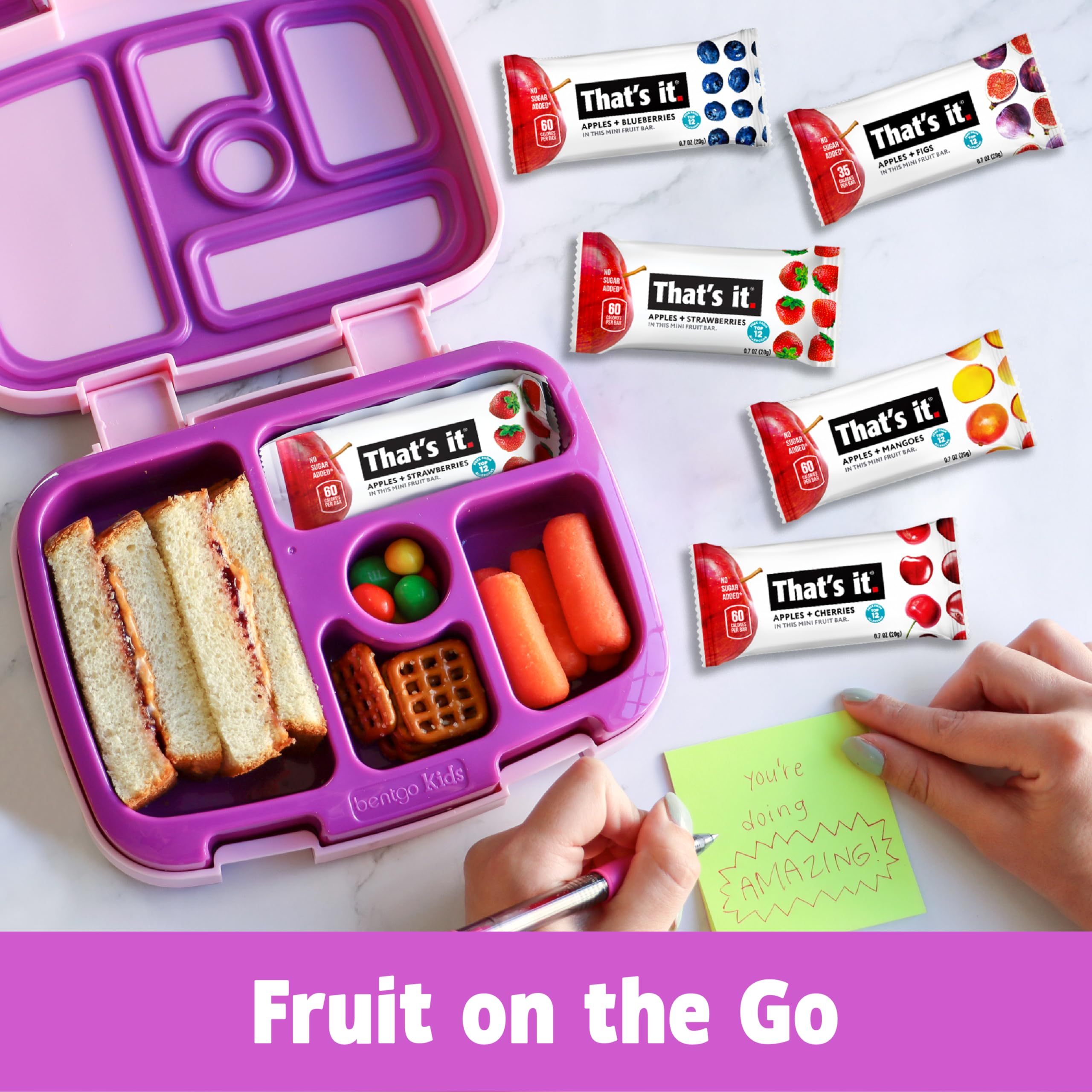 That's it Kids lunchbox-friendly fruit bars on the go.