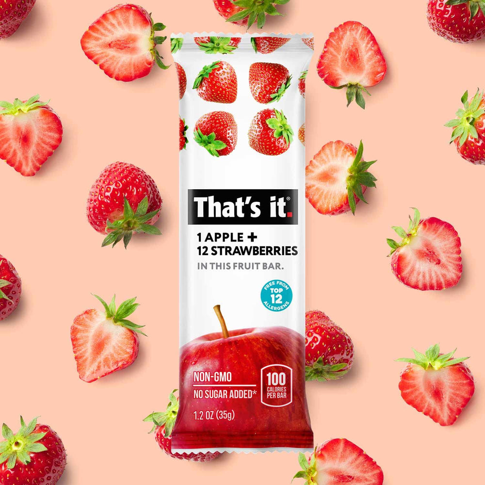 That's it on-the-go snack in a gym bag for busy days.