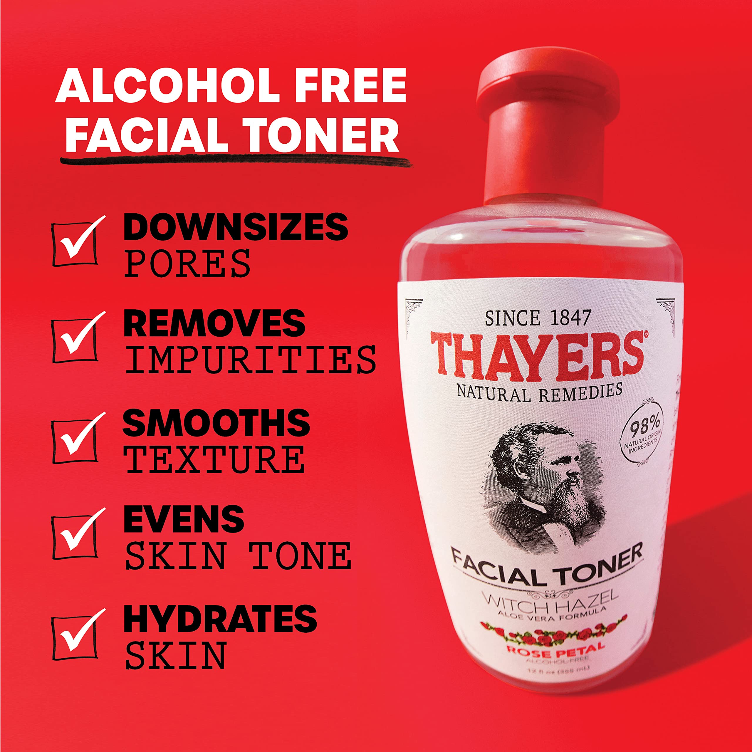 THAYERS Aloe Vera in Toner, soothing hydration visual