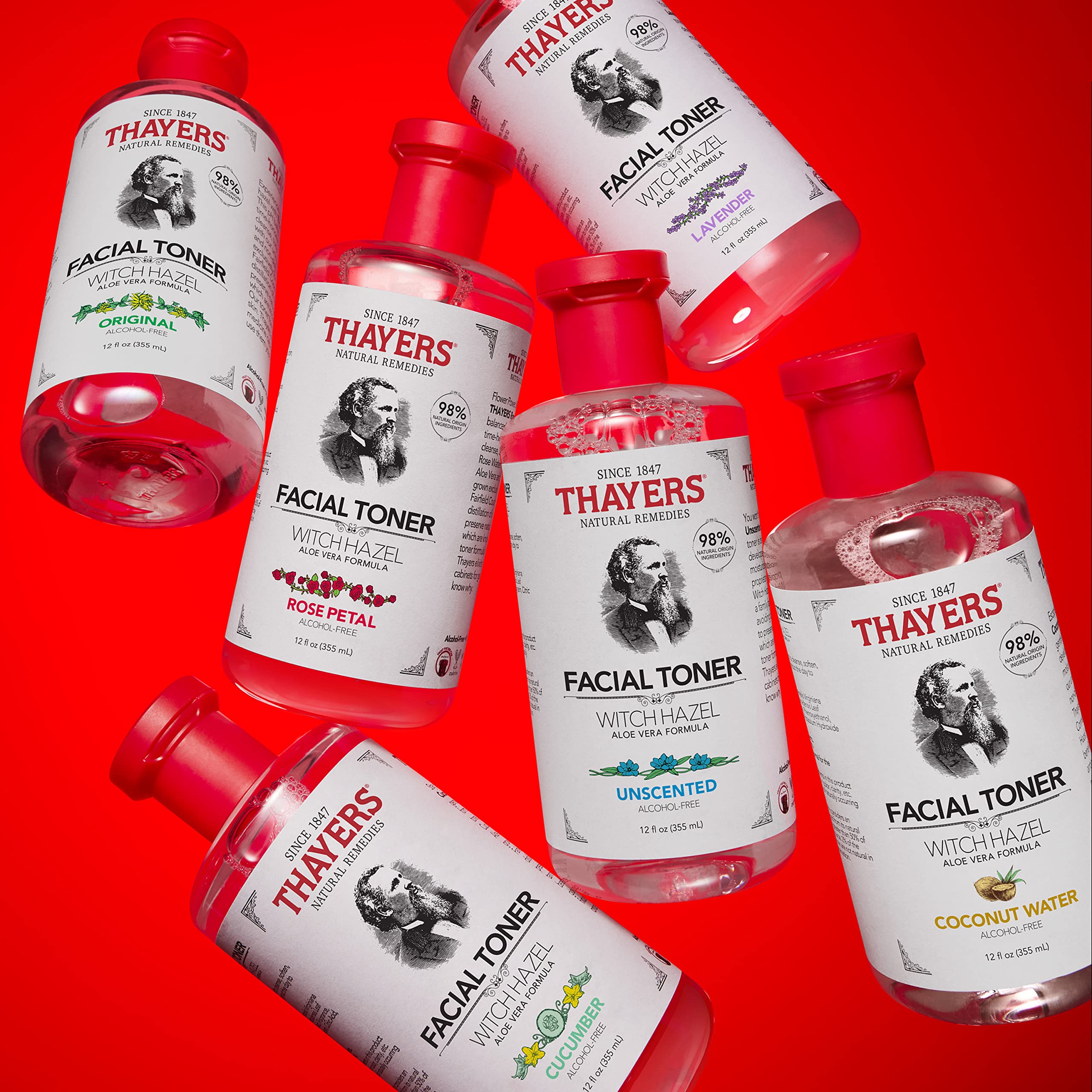 THAYERS Cruelty-free Witch Hazel icons on pack