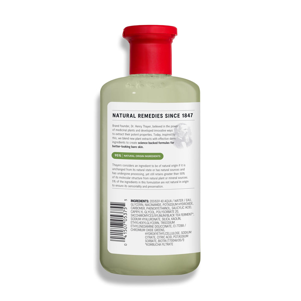 Thayers Dermatologist-tested, vegan, cruelty-free skincare product.