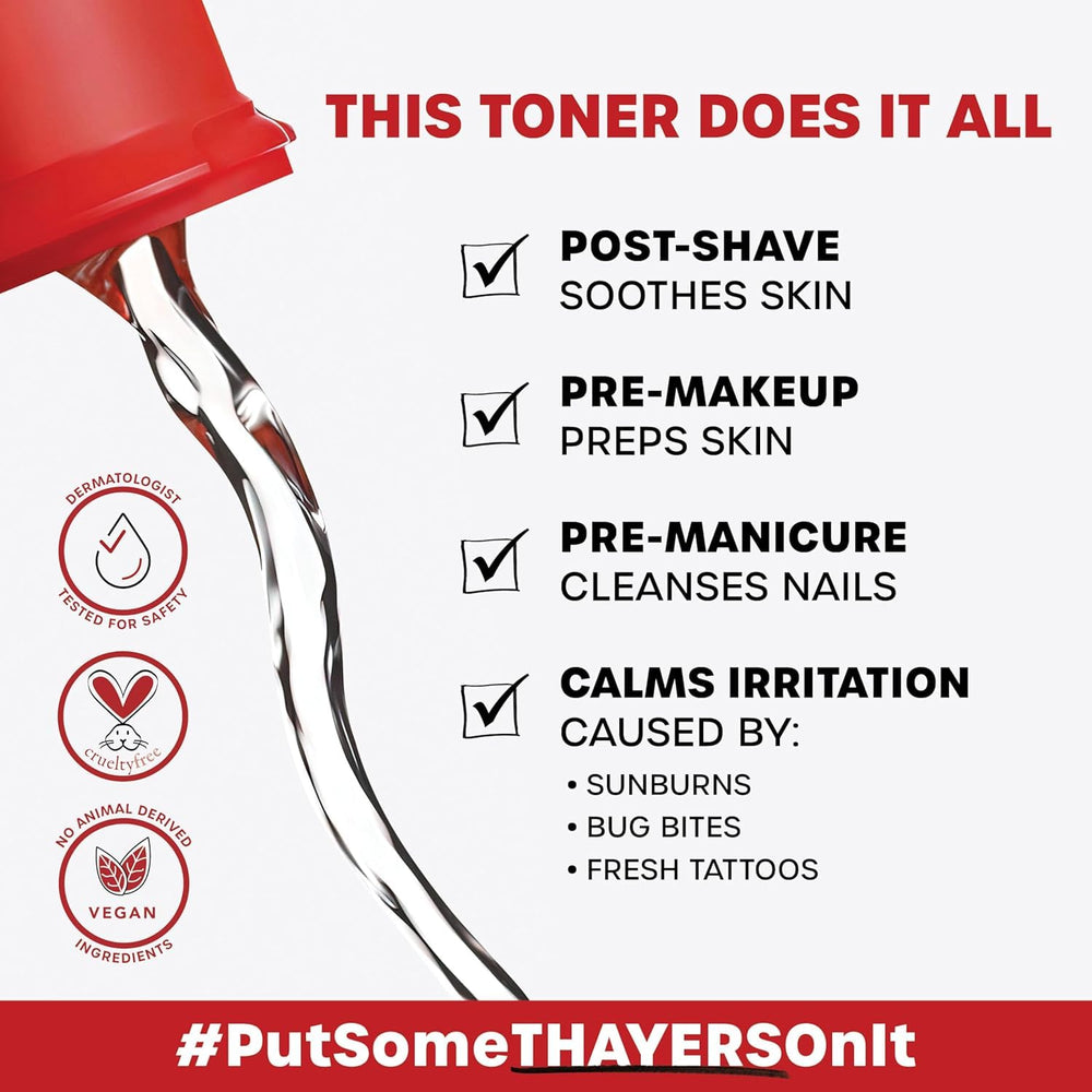 THAYERS Rose Petal Toner 2-pack, convenient daily skincare routine