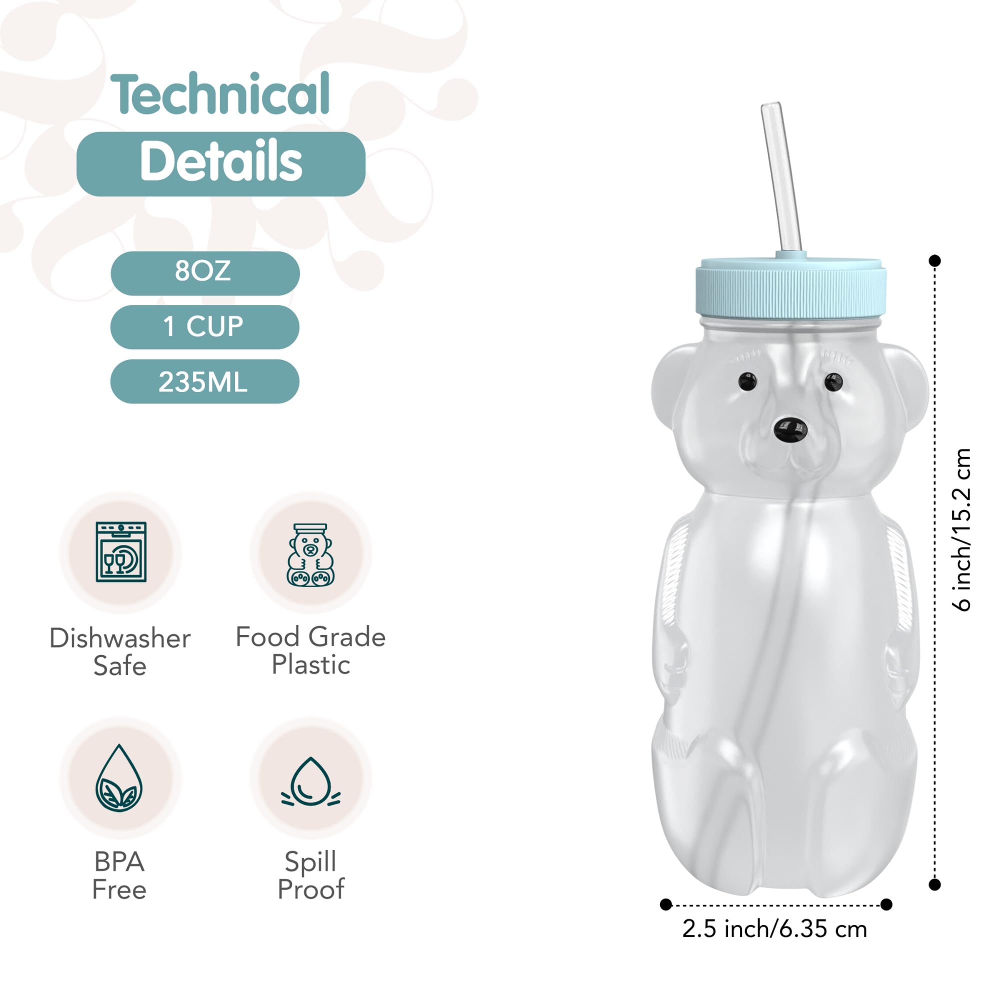 The 730 Project straw set includes six flexible straws for versatile drinks.