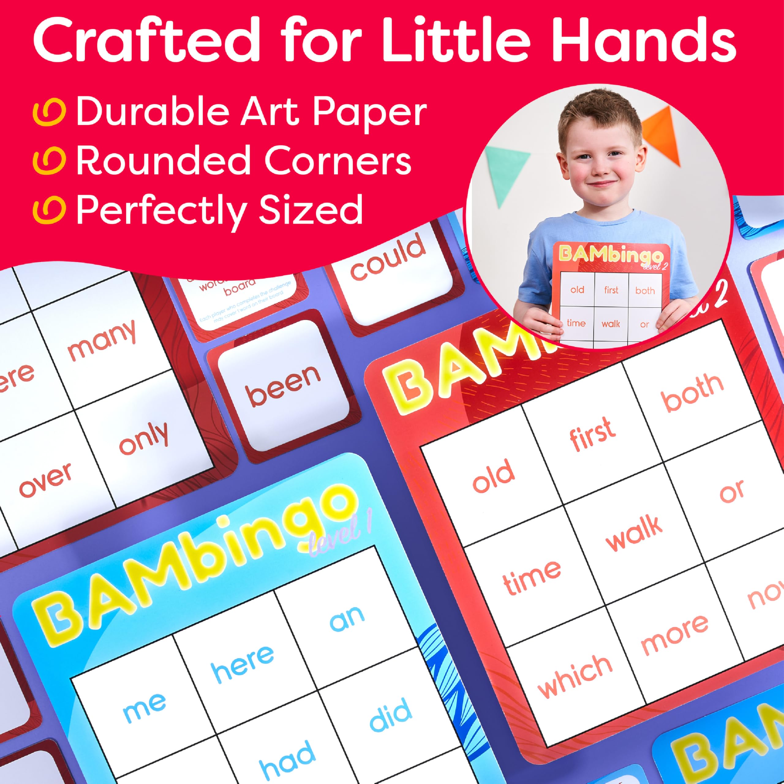 Contains 108 high frequency words for quick recognition and reading practice